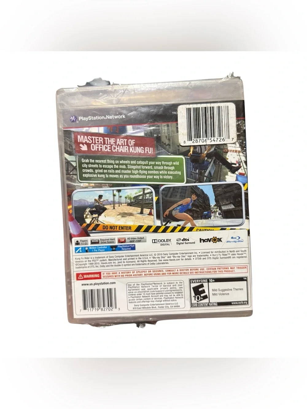 Kung Fu Rider Sony PlayStation 3 PS3 NEW FACTORY SEALED
